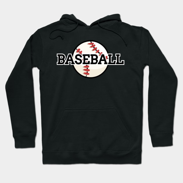 Baseball Hoodie by oixxoart